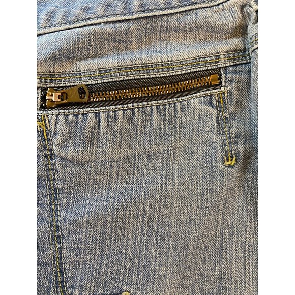 Vintage Tommy Hilfiger Woman Mid-Rise Jeans Women Size 14 Zipper Pockets Rivets - Picture 10 of 16